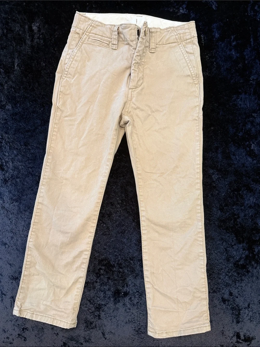 2 Pairs of Gap Pants. Kids Slim Fit Grey Corduroy and khaki Pants